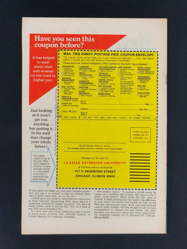 The Cat #3 (1973) NM Commander Kraken Appearance