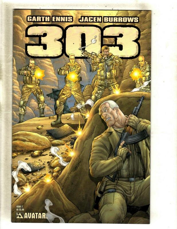 Lot Of 6 303 Avatar Press Comic Books # 1 2 3 4 5 6 Garth Ennis & Burrows MF16