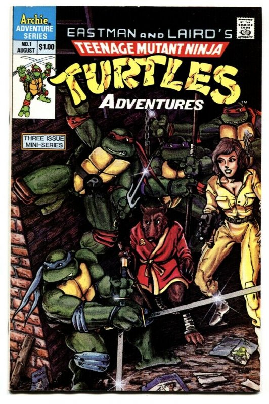 TEENAGE MUTANT NINJA TURTLES ADVENTURES #1 First appearance KRANG