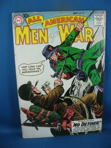 ALL AMERICAN MEN OF WAR 73 F 1959 KUBERT