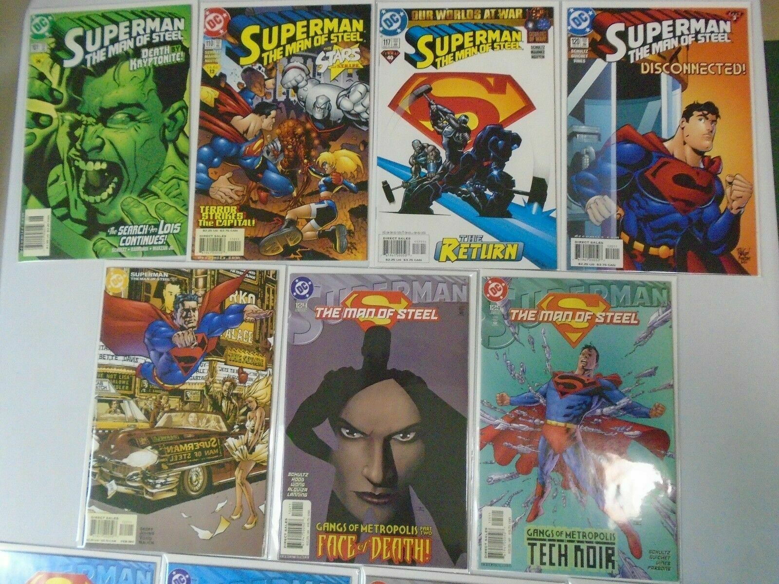 Superman The Man of Steel comic lot 14 Different From:#101-134 8.0 VF