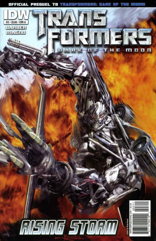 Transformers Rising Storm 3A VF ; IDW Dark of the Moon Prequel Comic Books Modern Age