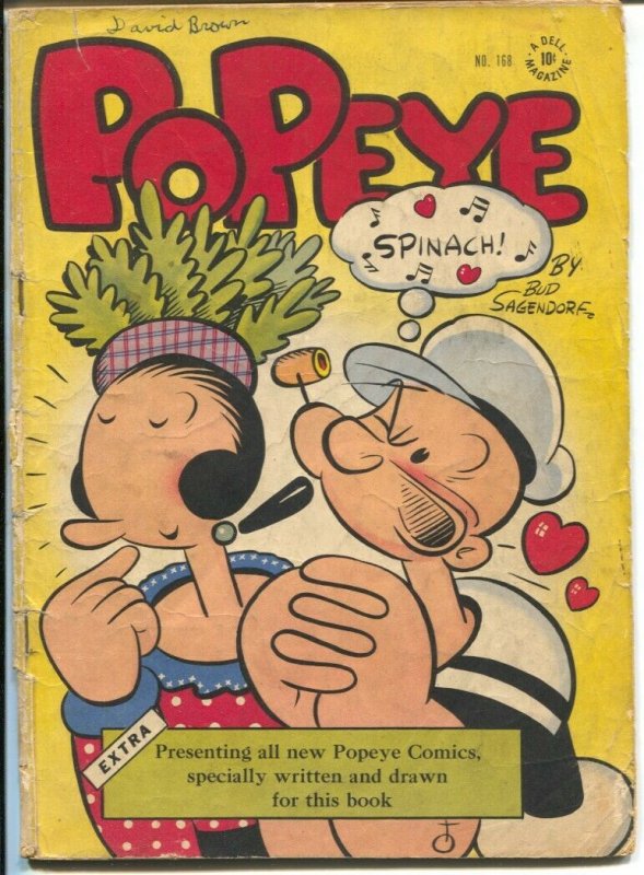 Popeye-Four Color Comics-#161 1947-Bud Sagendorf art-G+