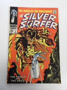 The Silver Surfer #3 (1968) VG+ Condition 1/2 in spine split