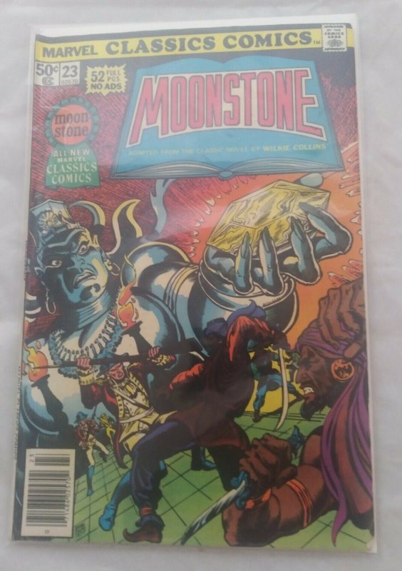Marvel Classics Comics #23 (1977) MOONSTONE 52 FULL PAGES WILKIE COLLINS FN+