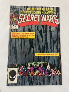 Marvel Super Heroes Secret Wars # 4 VF Comic Book X-Men Avengers Hulk 3 J257
