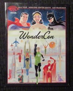 2008 WONDER CON Souvenir Program FN 6.0 Justice League Cover