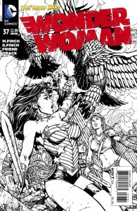 New DC 52 WONDER WOMAN #37 1:50 DAVID FINCH VARIANT SKETCH COVER