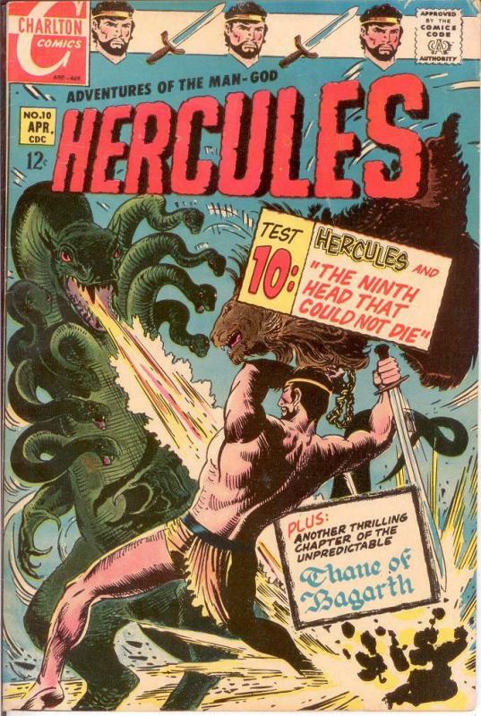 HERCULES (1967-1968 CH) 10 VG-F April 1969 COMICS BOOK