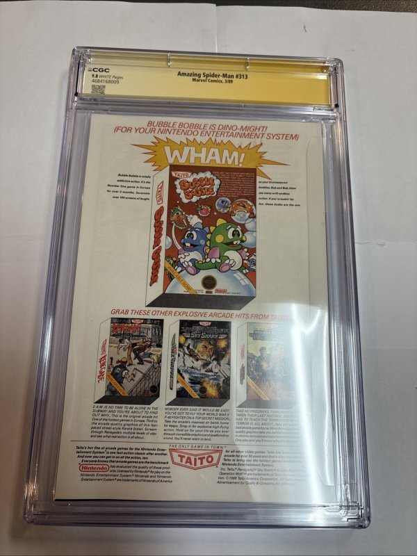 Amazing Spider-Man (1989) # 313 (CGC 9.8 WP) Signed Full Todd Mcfarlane
