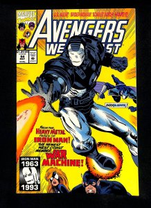 West Coast Avengers #94 1st Jim Rhodes as War Machine!