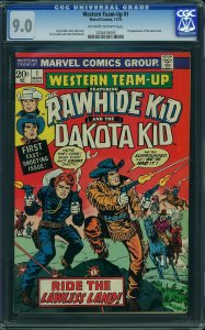 Western Team-Up (1973) CGC 9.0 VFNM