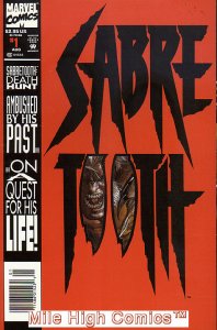 SABRETOOTH  (1993 Series)  (MARVEL) (DEATH HUNT) #1 NEWSSTAND Very Good Comics