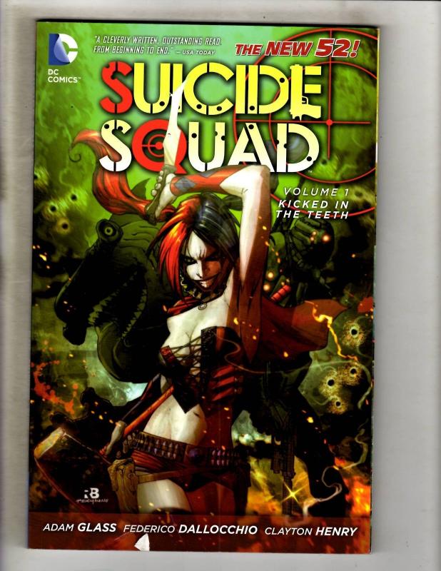 KICKED IN THE TEETH Vol. # 1 Suicide Squad DC Comics TPB Graphic Novel Book J325 