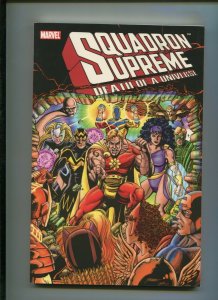 SQUADRON SUPREME: DEATH OF A UNIVERSE TPB (8.0) SOFTCOVER!! 2000