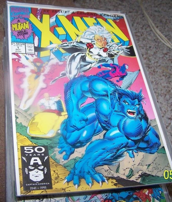 X Men  # 1 (Oct 1991, Marvel)  beast storm prof x  archangel cover