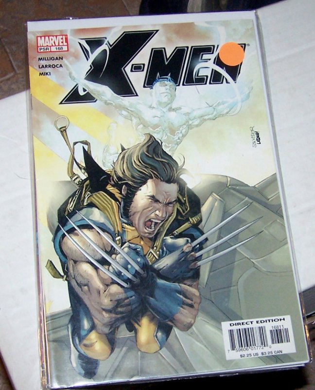 X MEN # 168  2005 marvel  DISNEY WOLVERINE PSYLOCKE ICEMAN HAVOC 