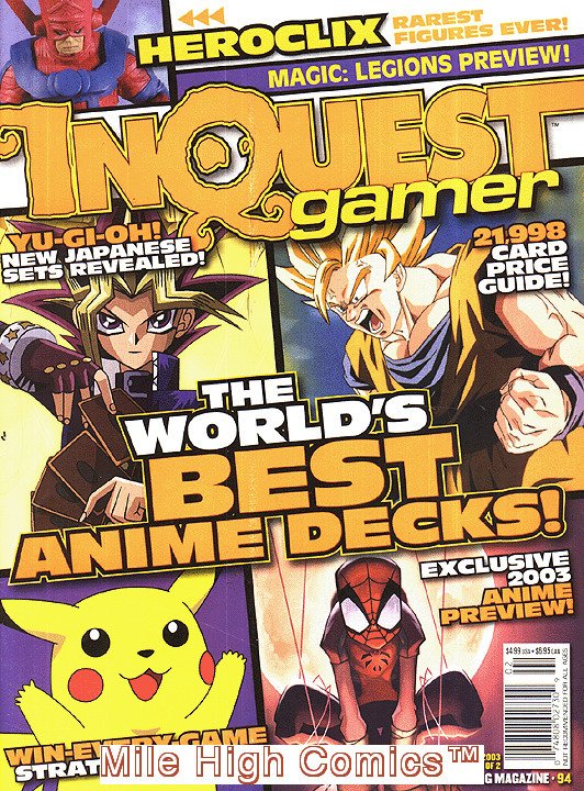 Inquest: Ultimate Guide to Collectible Card Games #94 Anime Near Mint |  Comic Books - Modern Age / HipComic