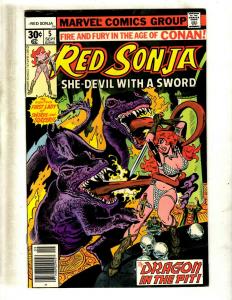 Red Sonja # 5 VF/NM Marvel Comic Book Conan King Kull Sword Sorcery JF23