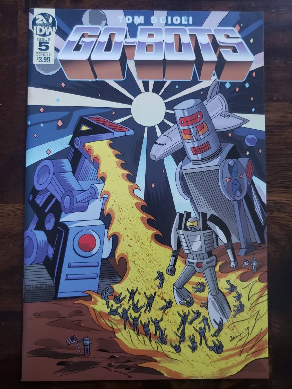 Go-Bots 5 Cover B - Dash Shaw