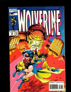  Lot of 12 Wolverine Marvel Comics #67 69 70 71 72 73 74 75 76 77 78 79 HY7