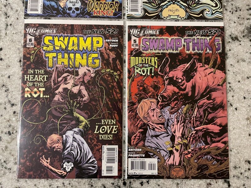 4 Swamp Thing DC New 52 Comic Books # 5 6 7 8 NM 1st Prints Batman 73 J801 