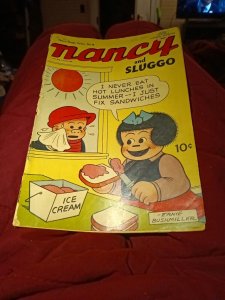 Nancy And Sluggo 18 United Features 1950 Golden Age Ernie Bush Miller Art Cover