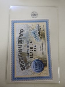 Black Cat #1 Campbell Cover A (2019) Signed by Campbell Cert sealed!