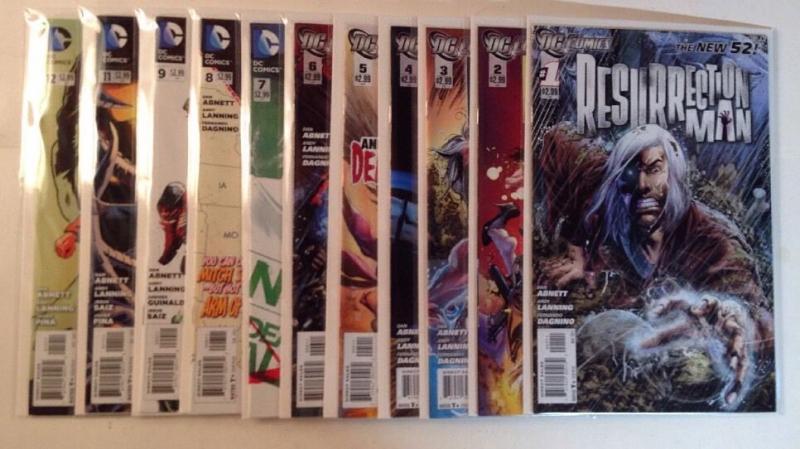 Resurrection Man 1-12 Near Mint Lot Set Run Missing #10