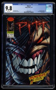 Pitt (1993) #1 CGC NM/M 9.8 White Pages 1st Appearance!