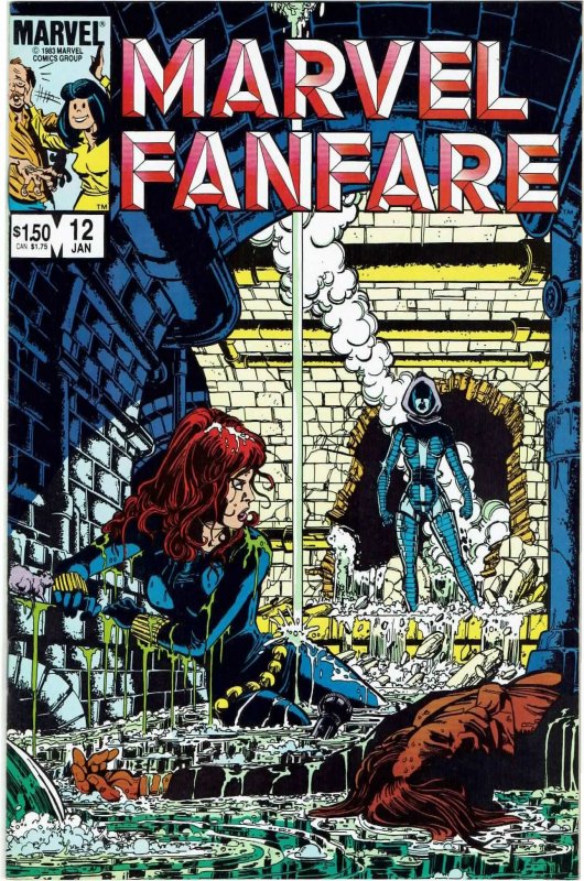 Marvel Fanfare #12 George Perez Iron Maiden Black Widow Movie NM/NM-