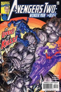 Avengers Two: Wonder Man And Beast #3 VG ; Marvel | low grade comic It the Livin