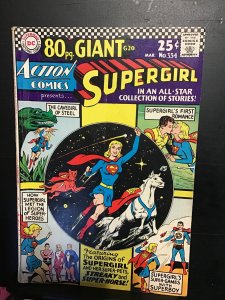 Action Comics #334  (1966) Giant-Size all Supergirl key! FN+ Boca CERT! Legion!