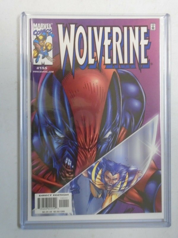 Wolverine #155 featuring Deadpool 8.5 VF+ (2000 1st Series)