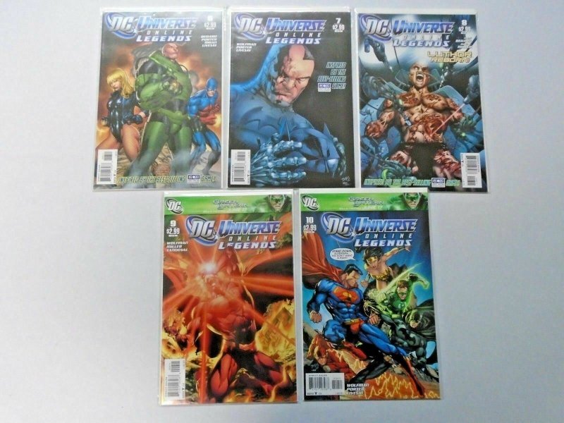 DC Universe Online Legends comic lot #1-10 8.0 VF (2011)