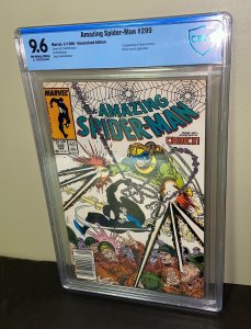 Amazing Spiderman #299 (CBCS 9.6 NM+) /1st Venom Cameo / Newsstand / 1988