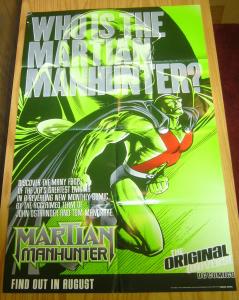 Martian Manhunter poster - promo 8095A - dc comics 1998 dc comics