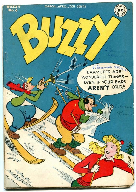 Buzzy #6 1945-DC Golden Age Teen Humor- VG+