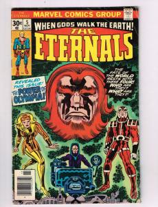 The Eternals #5 VG/FN Marvel Comics Comic Book Jack Kirby Art Nov 1976 DE42
