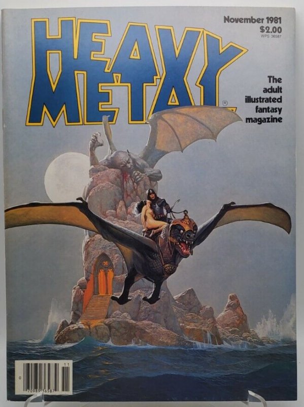 HEAVY METAL MAGAZINE ORIGINAL VINTAGE November 1981 (Vol #5 Issue #8) NM/Mint