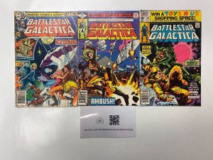 3 Battlestar Galactica MARVEL comic books #2 5 20 20 KM14