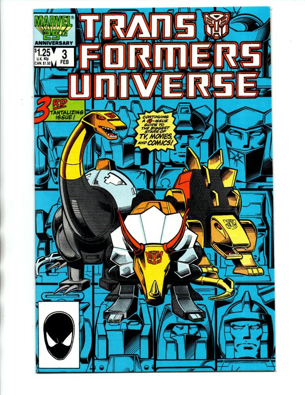 Transformers Universe #3 - Marvel - 1986 - VF/NM