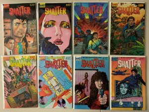 Shatter First Comics lot #1-14 13 diff avg 6.0 (1985-88)