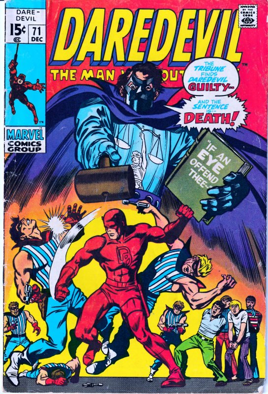 Daredevil(vol. 1) # 71  Chaos in the Courtroom !