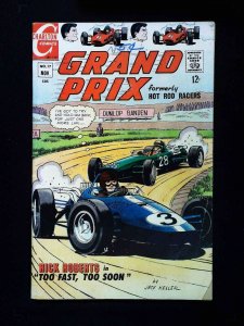 Grand Prix #17  Charlton  Comics 1967 Fn