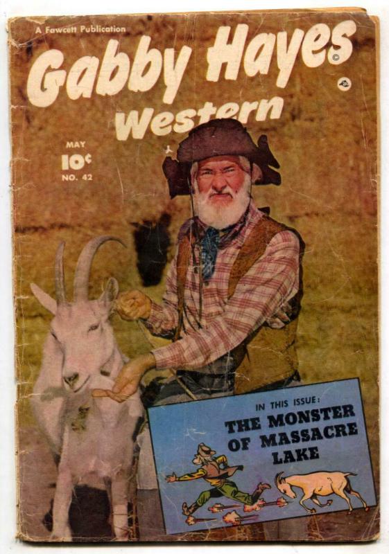 Gabby Hayes Western #42 1952-Young Falcon--FR/G