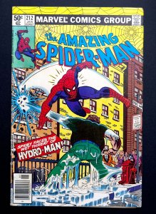 The Amazing Spider-Man #212 Newsstand (1981) 1st App Hydro man - FN/VF