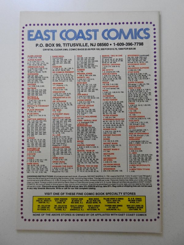 Longshot #6 Direct Edition (1986) Adams Art! Beautiful VF-NM Condition!