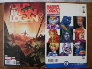 6 MARVEL Comic Book: OLD MAN LOGAN #1 3 8 MANGAVERSE #6 MAN IN IRON MASK #1 2