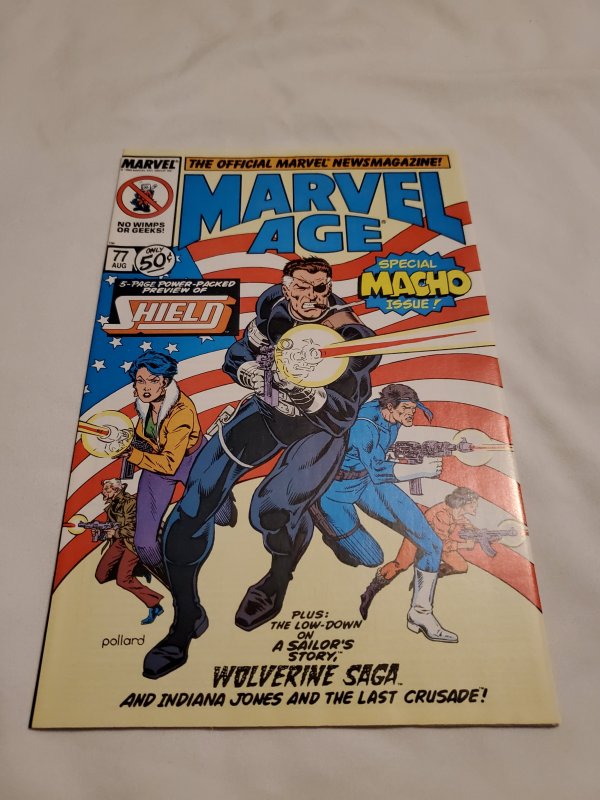 Marvel Age 77 Near Mint- Cover by Keith Pollard